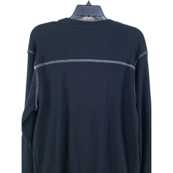 BKE Thermal Shirt Men's Size Medium Black - Picture 2 of 8